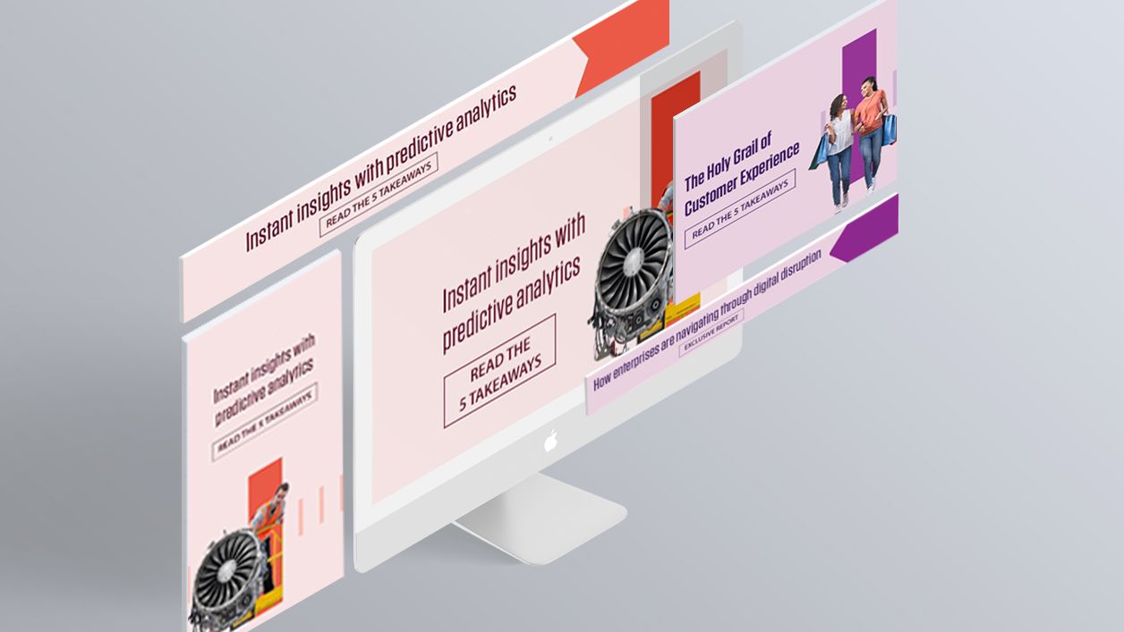 The message: Equipped with insights, driven by innovation.