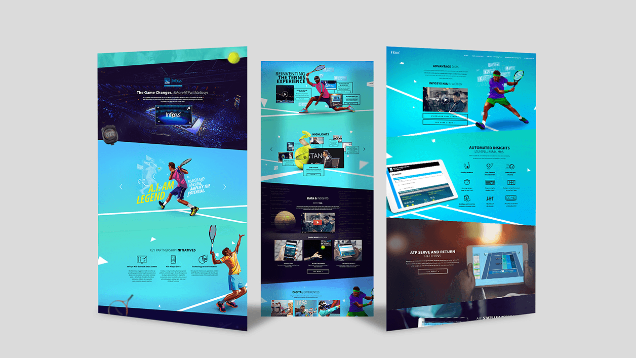 The web story: Uncovering the many parts of a new tennis experience.