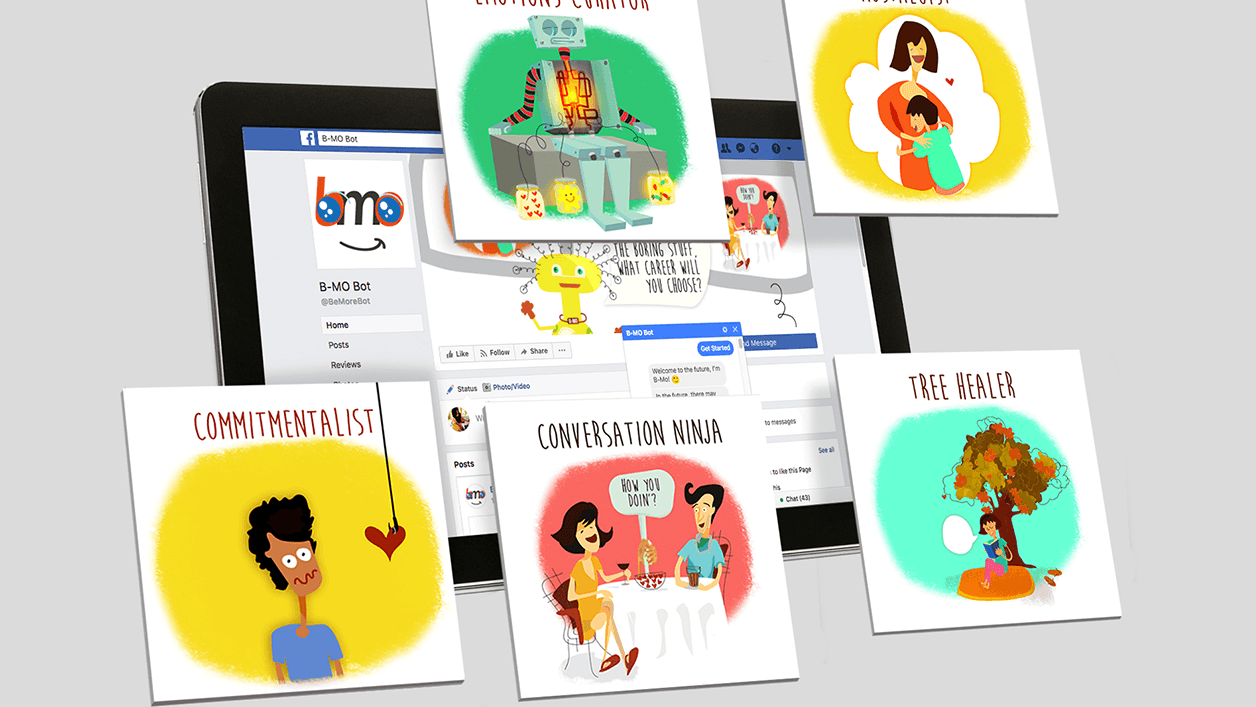 The page: Dream a little dream with B-MO.